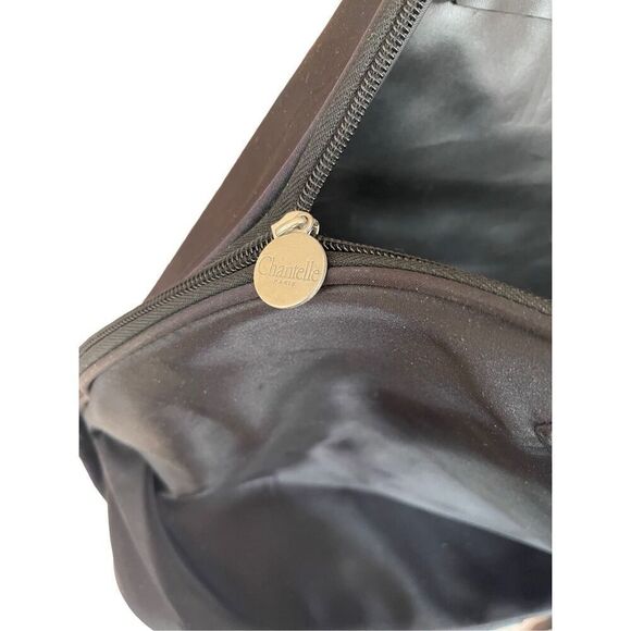 Chantelle Paris Womens Zipper Compartment Shoulder Bag Black - Picture 6 of 6